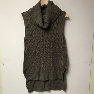 Long Loose Cowl Neck Sweater